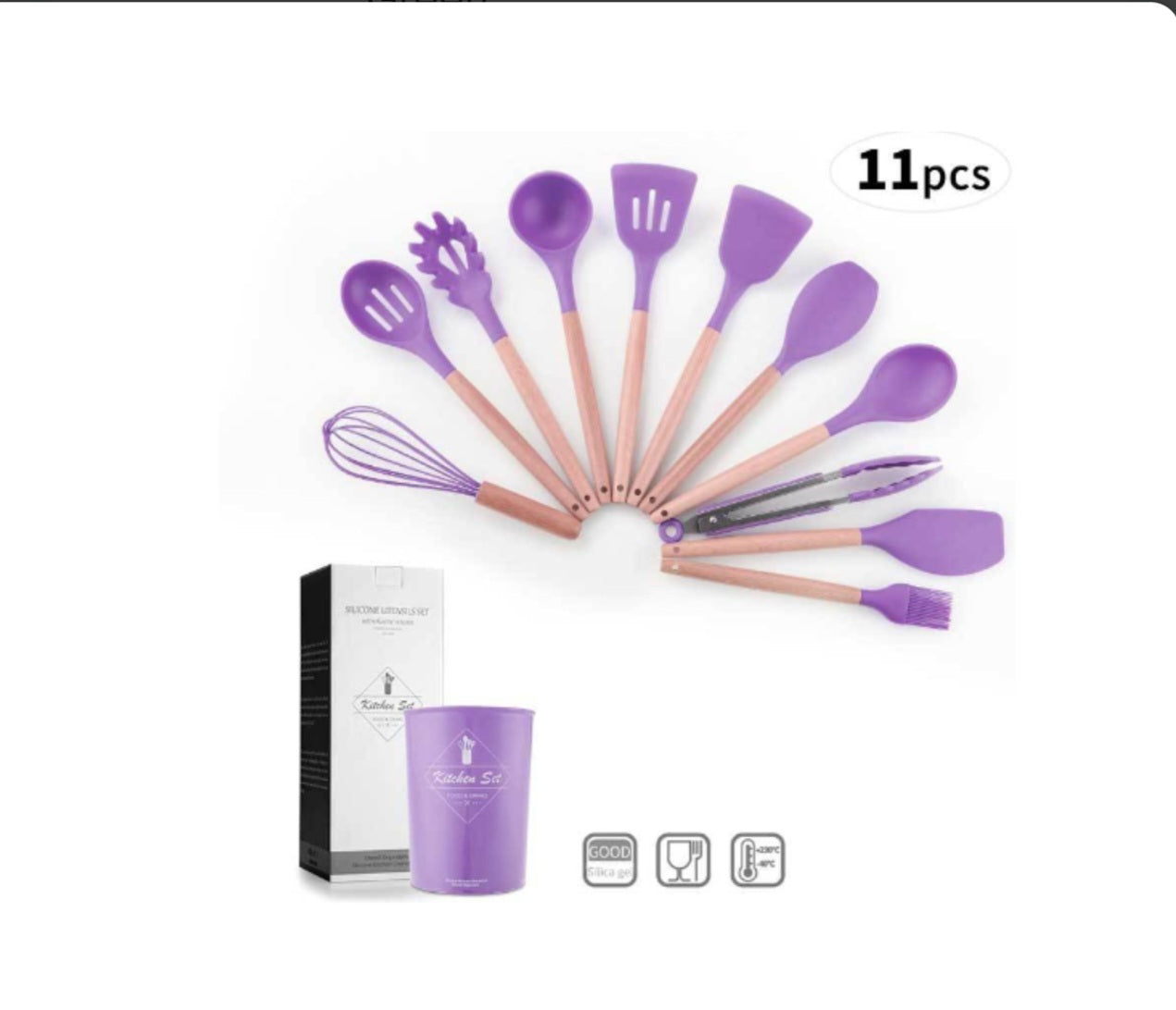 Non Stick Pot Spatula And Spoon